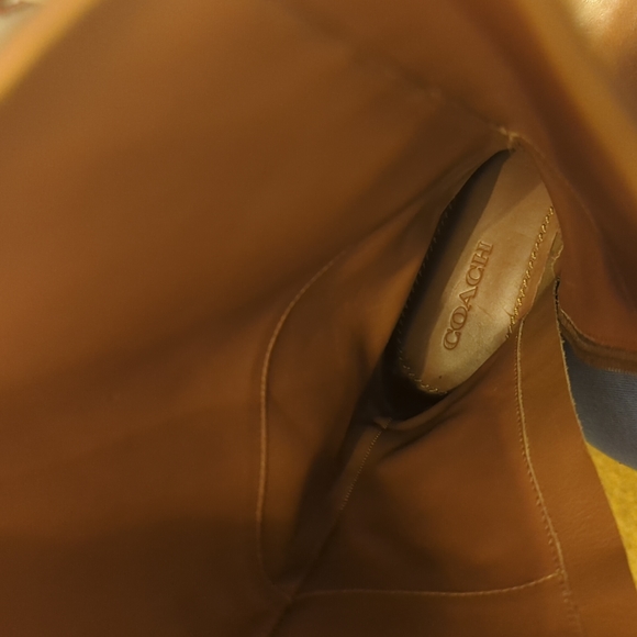 SOLD NWOT Coach Tall Brown Zip Up Leather Riding Boots - Picture 10 of 14